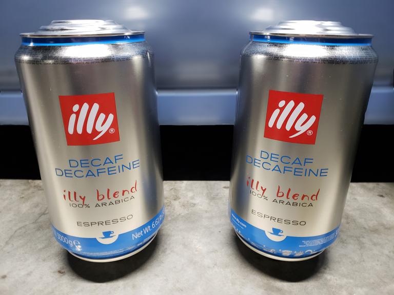 illy Decaf IKN 6.61 lb 3kg Tin Whole Coffee Beans iper Nespress