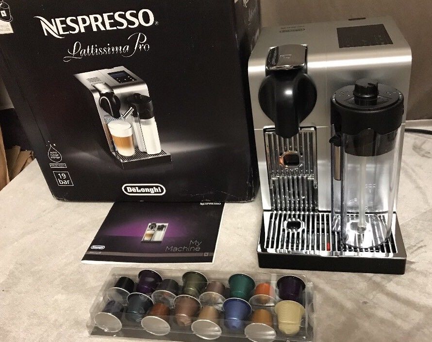 Flagship Nespresso Lattissima Pro by DeLonghi with Built-in Milk Frother